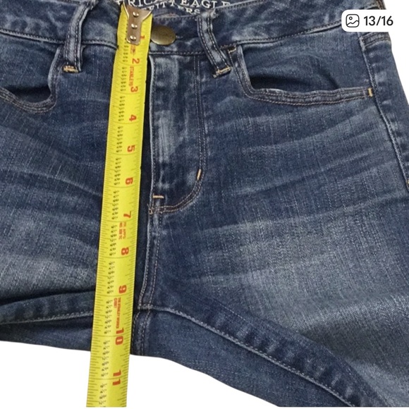 American Eagle Women's Super-Stretch Medium Wash Hi Rise Jegging sz 4 - Picture 13 of 16